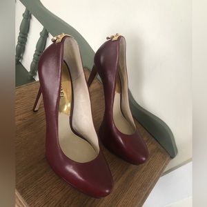Michael Michael Kors | Burgundy Platform Heels | size 10